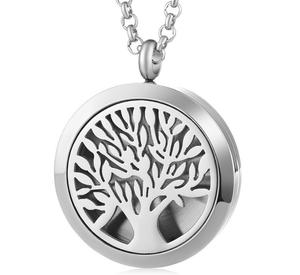 Aangepaste 316 Rvs Aromatherapie Etherische Olie Diffuser Medaillon Ketting - Product Image 1