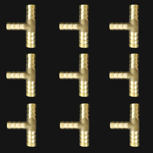 מפעל מחיר נחושת מתאם צינור 8mm פליז צינור נחושת משותף תיל זנב מצמד פליז צינורות מחבר