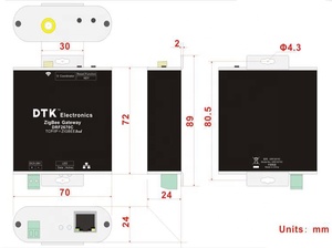 Taidacent-Malla de red inalámbrica, DRF2670C, 5-28V, 1,6 KM, distancia de transmisión, CC2630, TCP, Zigbee - Product Image 2