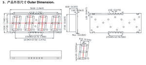 Jstronic 4-значный 0,56 дюймов на заказ smd 7-сегментные часы с общим анодом светодиодный дисплей - Product Image 5