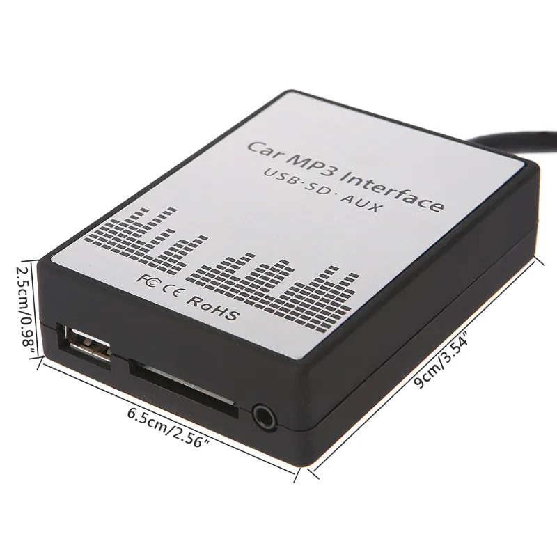 OOTDTY USB SD AUX سيارة MP3 الموسيقى محول مبدل الصوت محول لنيسان Almera ماكسيما Teana Infiniti FX \ EX 4 + 8PIN واجهة