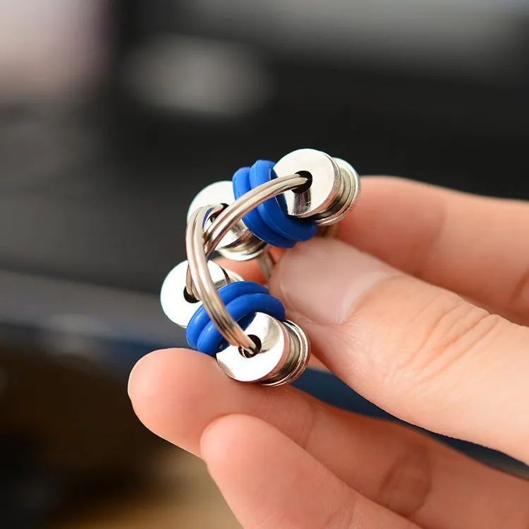 El anahtarlık Fidget Spinner EDC duyusal stres giderici oyuncak otizm dehb için Lot