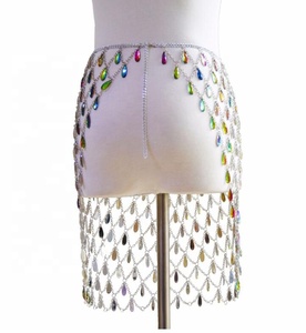 Saia de couro punk sexy com corrente, joia, cinto para perna, cinto, joia de corpo, 2019 - Product Image 6