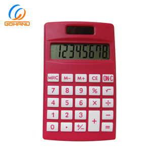 Promotional Gift Colorful <strong>8</strong> Digits Dual Power Pocket <strong>Calculator</strong>