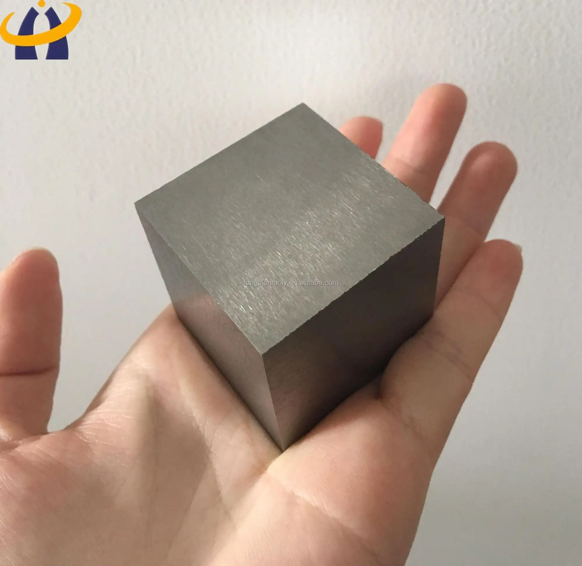 Cubo de liga de tungstênio, alta densidade, 1kg