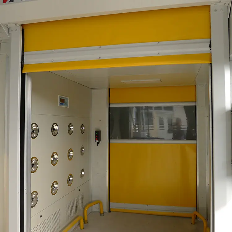 Customized automatic pvc plastic fast roll up door with sensor