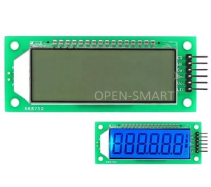 Taidacent HT1621 SPI Blaue Hintergrund beleuchtung 2,4 Zoll Digital 6-stelliges 7-Segment-LED-LCD-Display für Batterie kapazitäts monitor - Product Image 2