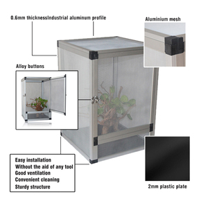 White Color M Size Hot Selling Cheap Price Reptile and <strong>Pet</strong> Cage Terrarium for <strong>Lizard</strong> - Product Image 3