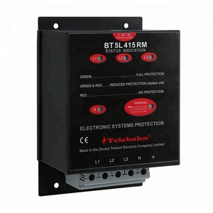 מחיר המפעל 280vac 40ka t1 + t2 + t3 שחור מתכת דיור הגנה מפני גל עבור מערכת אספקת חשמל