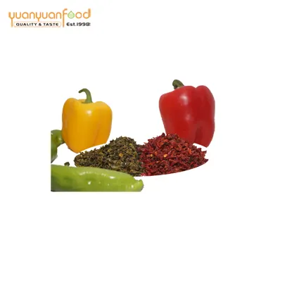 AD air dried red bell pepper different sizes