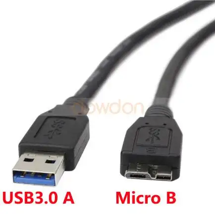 USB 3.0 كابل ذكر إلى مايكرو B ذكر كابل بيانات للكمبيوتر قرص صلب خارجي HDD