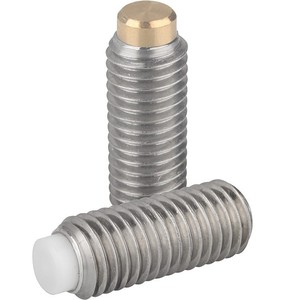 M2 M3 M4 34 <strong>3</strong>/8 1/<strong>4</strong> 6-32 <strong>4</strong>-40 Stainless Steel White Red Green Soft Nylon/brass Tip Buffer <strong>Screws</strong> Hex Socket Grub <strong>Screw</strong> Set <strong>Screw</strong> - Product Image 2