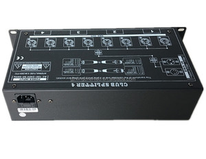 Pro этап DMX512 разветвитель 4/4 способов DMX переключатель делителя выходы с 3-контактный и 5-контактный разъём XLR - Product Image 2