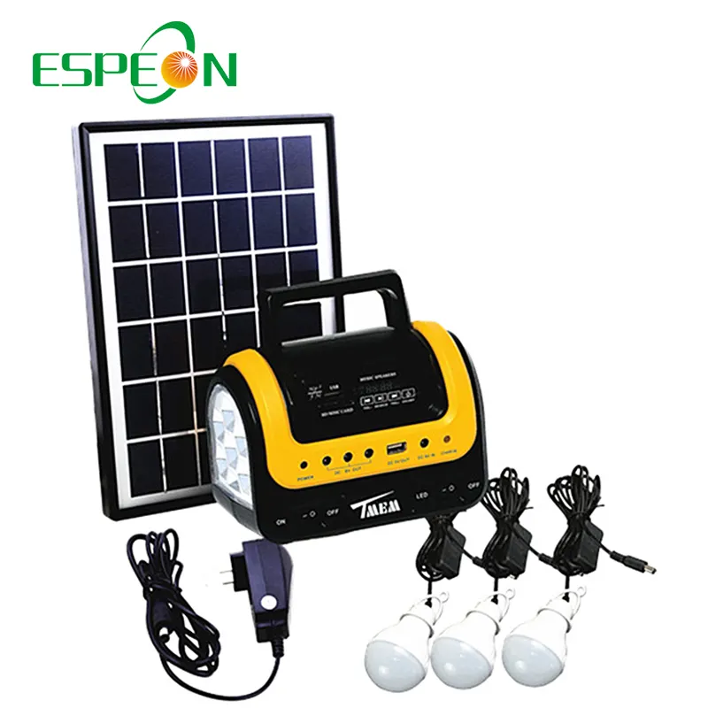 Espeon منتج جديد 3W 12V مصغرة حجم ألواح الطاقة الشمسية المحمولة نظام