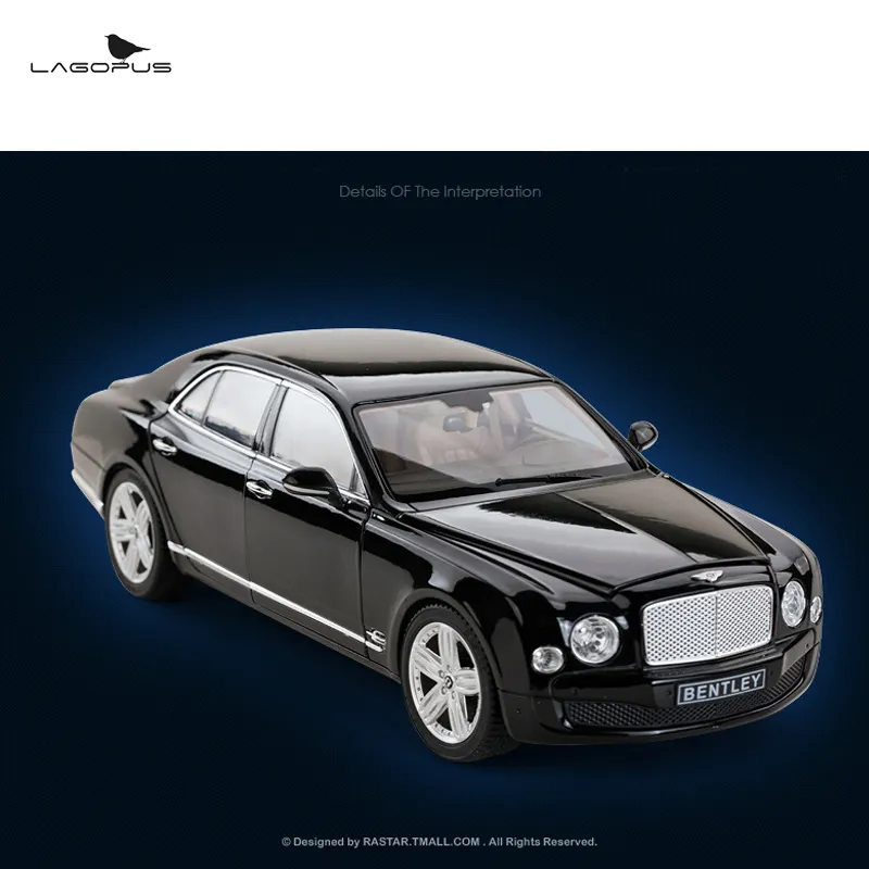 Alta simulación de escala 1:18 juguetes del coche de Metal de coches modelo de vehículo de juguete de colección regalo para los niños