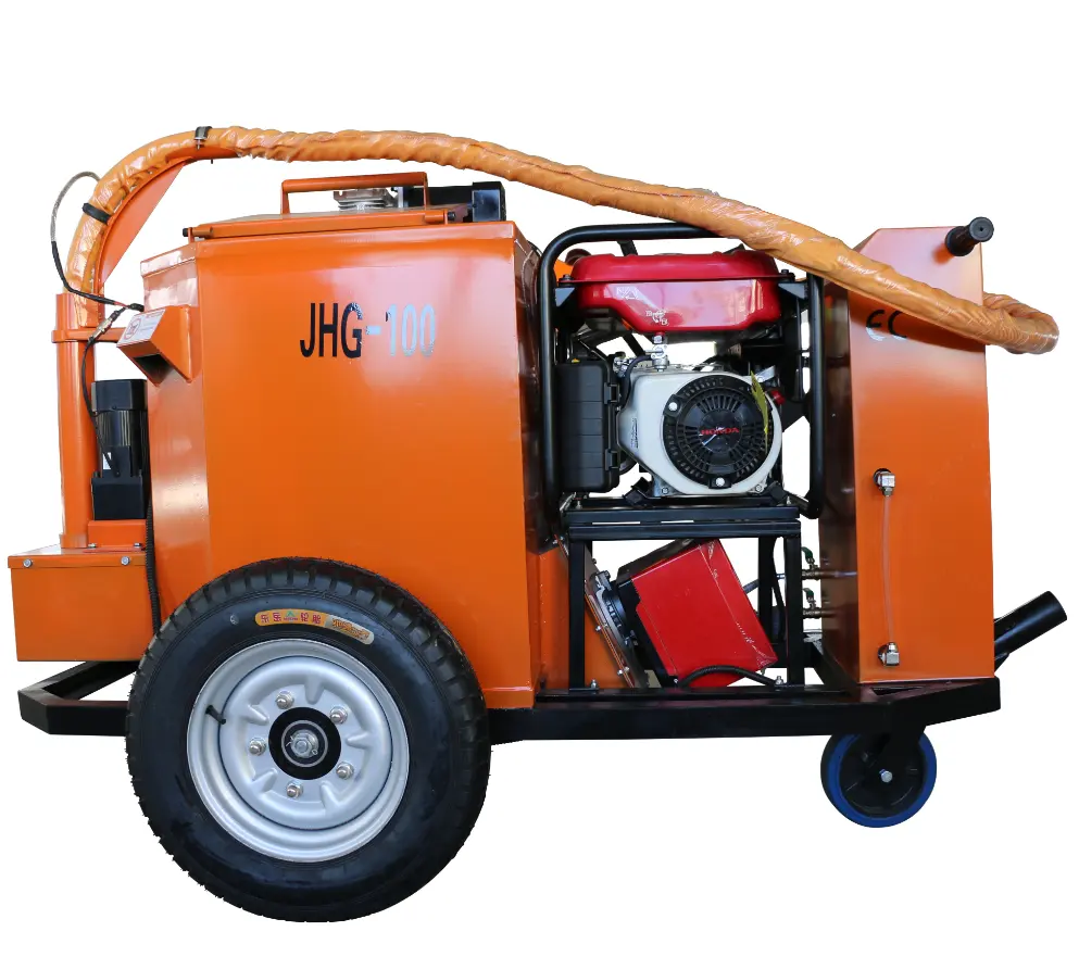 Automatische temperaturregelung asphalt schmelz, asphalt riss dichtungsausrüstung, pumpen riss füllmaterial schnell (JHG-100)