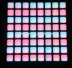 60*60 мм 6 мм пикселей RGB матричный квадратный 8x8 rgb светодиодный матричный модуль дисплея