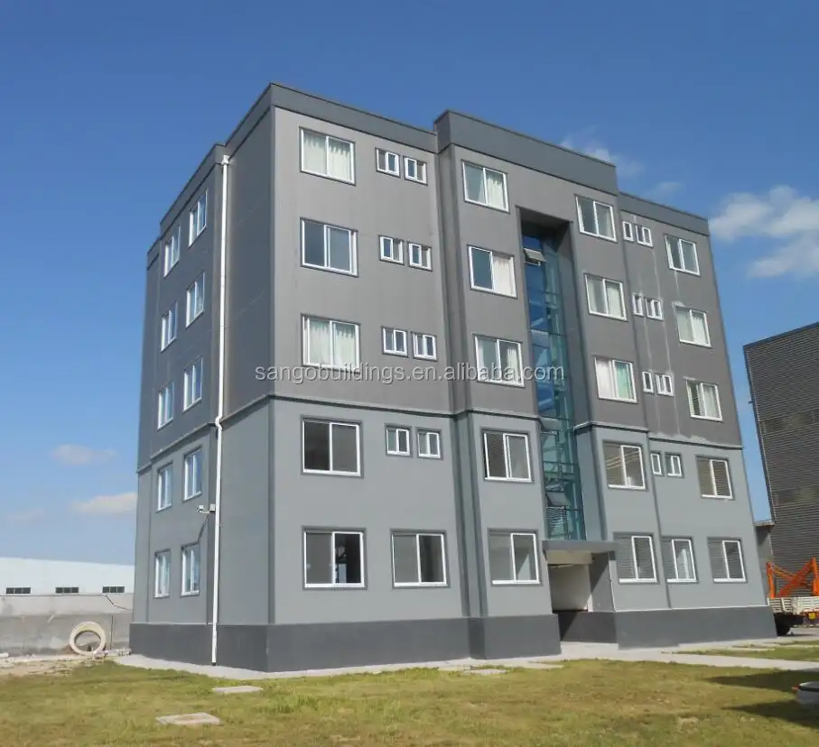 Bâtiment en acier de haute qualité à faible coût maison préfabriquée de style appartement