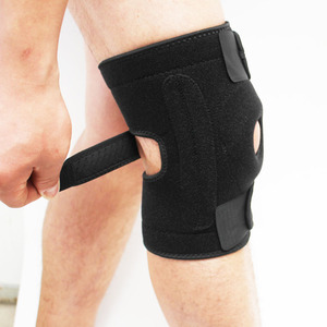 Venta al por mayor de neopreno protector de rodilla ajustable rodilleras envolturas para Fitness estiramiento correa de soporte - Product Image 1