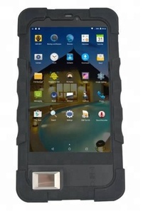 HFSECURITY FP07 Siete pulgadas Android Almacén Escáner de código de barras Huella digital Tiempo Asistencia Tablet Computadora