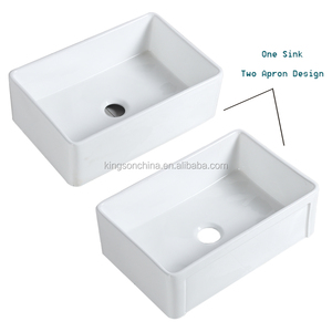 北美陶瓷厨房水槽，陶瓷农舍厨房水槽，围裙前厨房水槽 - Product Image 1