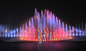 Fuente de agua decorativa para parque al aire libre, diseño gratuito, 2D, para bailar