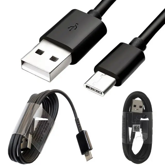 Cable USB tipo C Original para Samsung Galaxy 2A, Cargador rápido USB tipo C para teléfono móvil