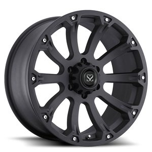 Ağır hizmet tipi çok konuşmacı içbükey kamyon tekerlekler jantları 5-127 Wrangler için <span class=keywords><strong>18</strong></span> 19 20 inç mat siyah