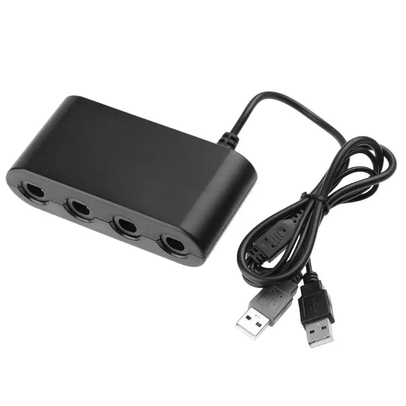 4 Ports Manette adaptateur pour GC GameCube Contrôleur pour Wii U PC Adaptateur USB adaptateur Convertisseur