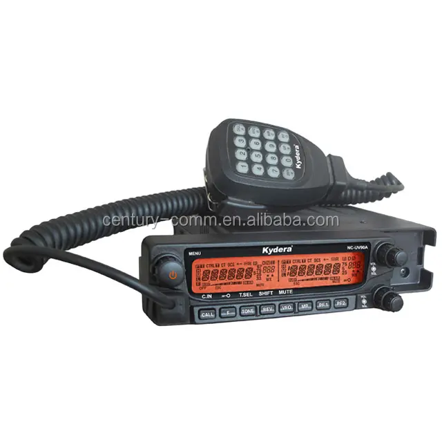 Radio VHF UHF de dos bandas, dispositivo de radio móvil de banda dual, estación de radio NC-UV90A montada en el coche
