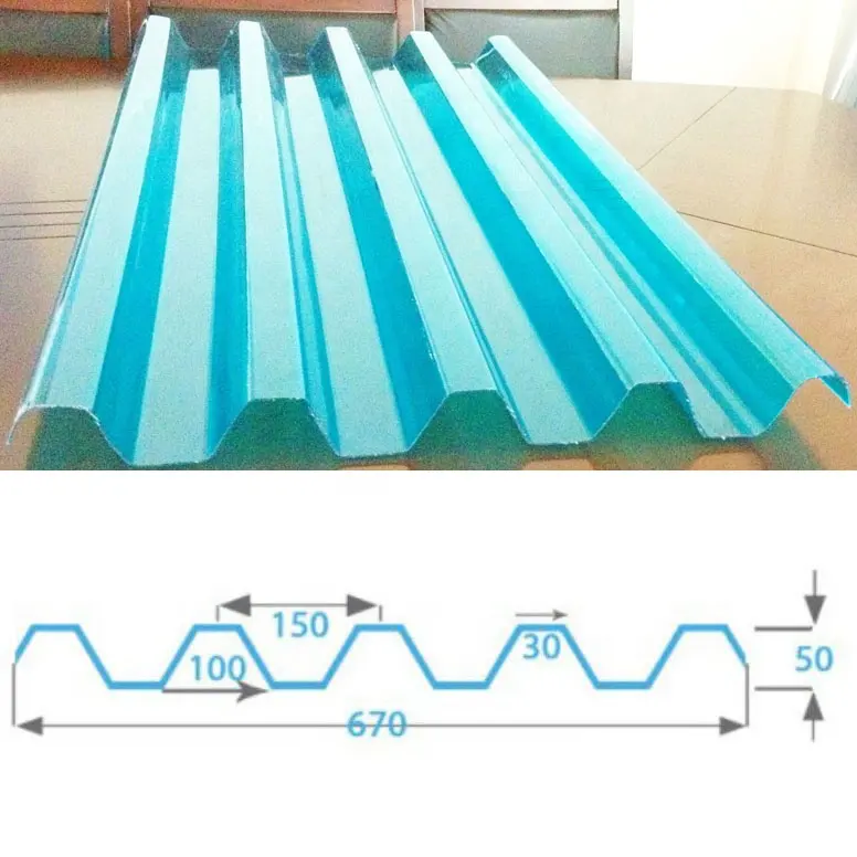 Panneau de toit ondulé en polycarbonate, panneau avec tempête américain