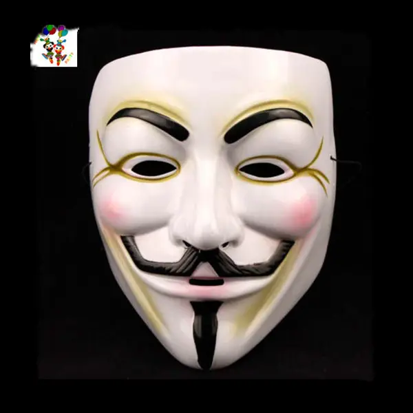 Barato plástico máscaras v para vingança carnaval festa HPC-2124