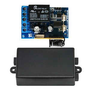 1-10s時間遅延リレーモジュールリモコンスイッチ付き12V/24V DC学習コード1チャンネルレシーバー433MHz - Product Image 6
