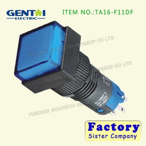 High Quality Alternative TA16-CJ Rectangle Various <strong>Color</strong> Led <strong>Pushbutton</strong> Indicator <strong>Light</strong> <strong>Switch</strong>