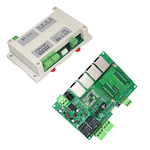 4 porta di rete Ethernet 2-Channel relè uscita scheda Controller con rete IP/TCP e funzione di Reset per il sistema di controllo accessi - Product Image 1
