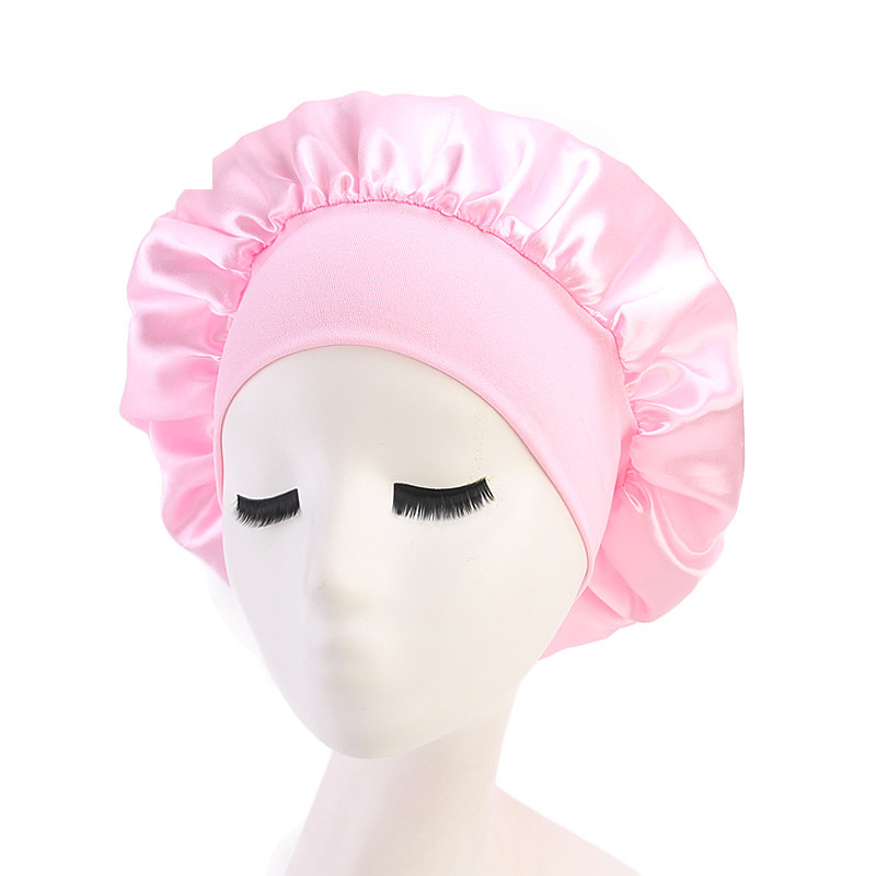 Bande satin large 30cm-rose