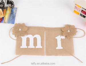 <span class=keywords><strong>VINTAGE</strong></span> Mr & Mrs Bunting Garlandチェア<span class=keywords><strong>Sash</strong></span> Banner Wedding Engagement Rustic <span class=keywords><strong>Vintage</strong></span> Prop Wedding Partyデコレーション用品