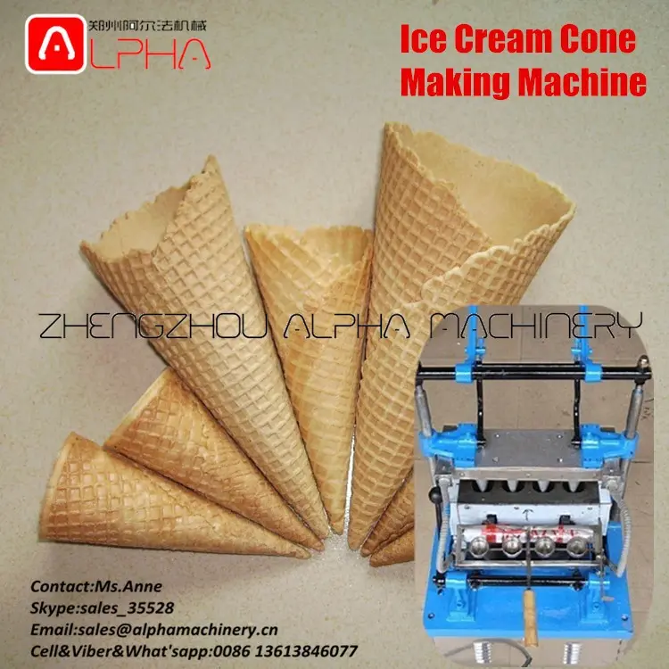 Máquina para hacer conos de helado, uso KFC MCD