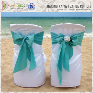 <strong>High</strong> Quality Wedding Decoration Satin Chair <strong>Sash</strong>