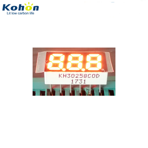 Elektronische Anzeige gemeinsame Kathode 6 Pin 7 Segment 0,25 Zoll 3-stellige LED-Nummern anzeige