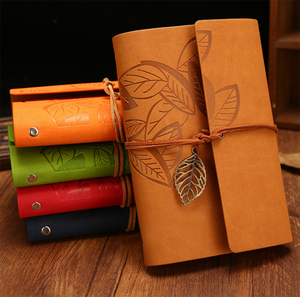 Factory Price Custom Business Personalized Pu Leather Cover A5 <strong>Hardcover</strong> <strong>6</strong> Ring Binder Loose-leaf Diary Planner Travel Notebook - Product Image 3