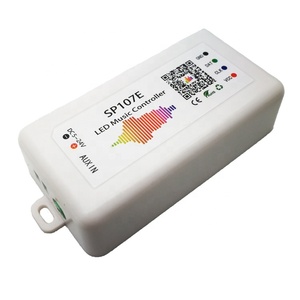 Светодиодный аккорд Blue tooth BT APP WS2811 WS2812 RGBW RGB адресуемый ws2812B пиксельный музыкальный контроллер SP107E - Product Image 1