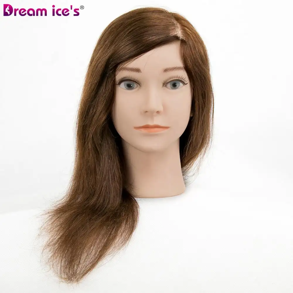 DREAM.ICE'S Wholesale dummy doll head barber hairdressing practice hair training mannequin head for hair salon