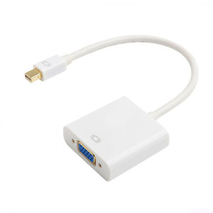 <strong>Mini</strong> <strong>Displayport</strong> DP to VGA 15CM Cable Adapter Male to Female 1080P