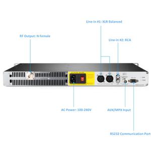 FMUSER FMT5.0-50H 50W <strong>FM</strong> Transmitter Set Long Range <strong>FM</strong> Broadcast Transmitter+DP100 <strong>FM</strong> Dipole Antenna <strong>Kit</strong> for Radio Station - Product Image 3