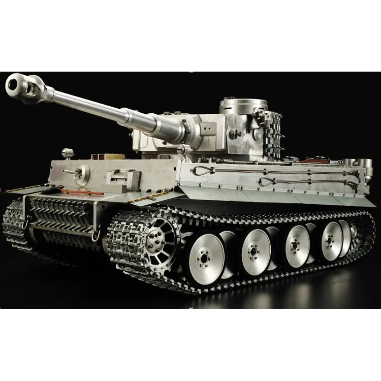 Tanque de brinquedo com 2017g rc heng, tanque longo com escala 1:6, tanque de metal completo, pesado pelo tigre alemão, novo, 2.4