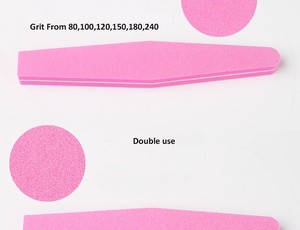 Sản Phẩm Làm Móng Tay In Hình Tùy Chỉnh 100/180 Grit Miếng Bọt Biển Đánh Bóng Tập Tin Móng Tay - Product Image 2