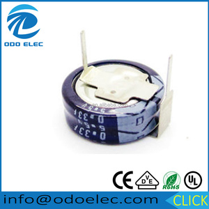 超级电容器 5.5 V 0.33F，Ultracapacitor 0.33F V Stacked Coin C Type