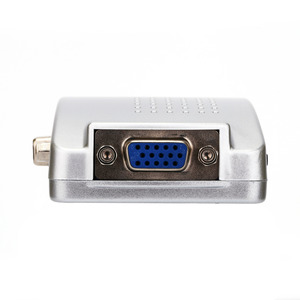 Caja adaptadora convertidora VGA a AV Entrada Salida VGA RCA-Video + S-Video + VGA Accesorios de audio y video