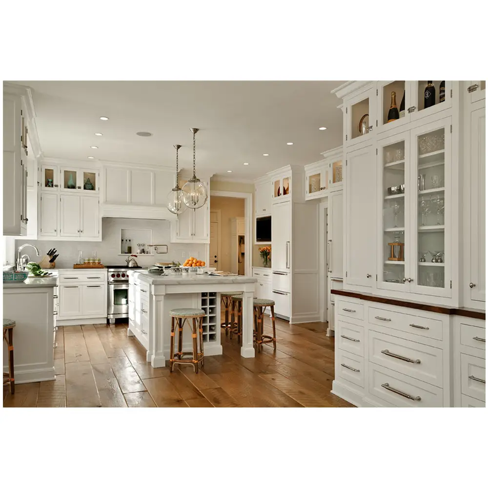 Piccoli mobili da cucina in granito sospesi modulari di Design bianco Mini armadio da cucina